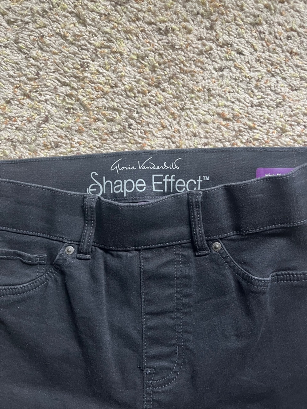 Gloria Vanderbilt Women's Black Shape Effect Jeggings